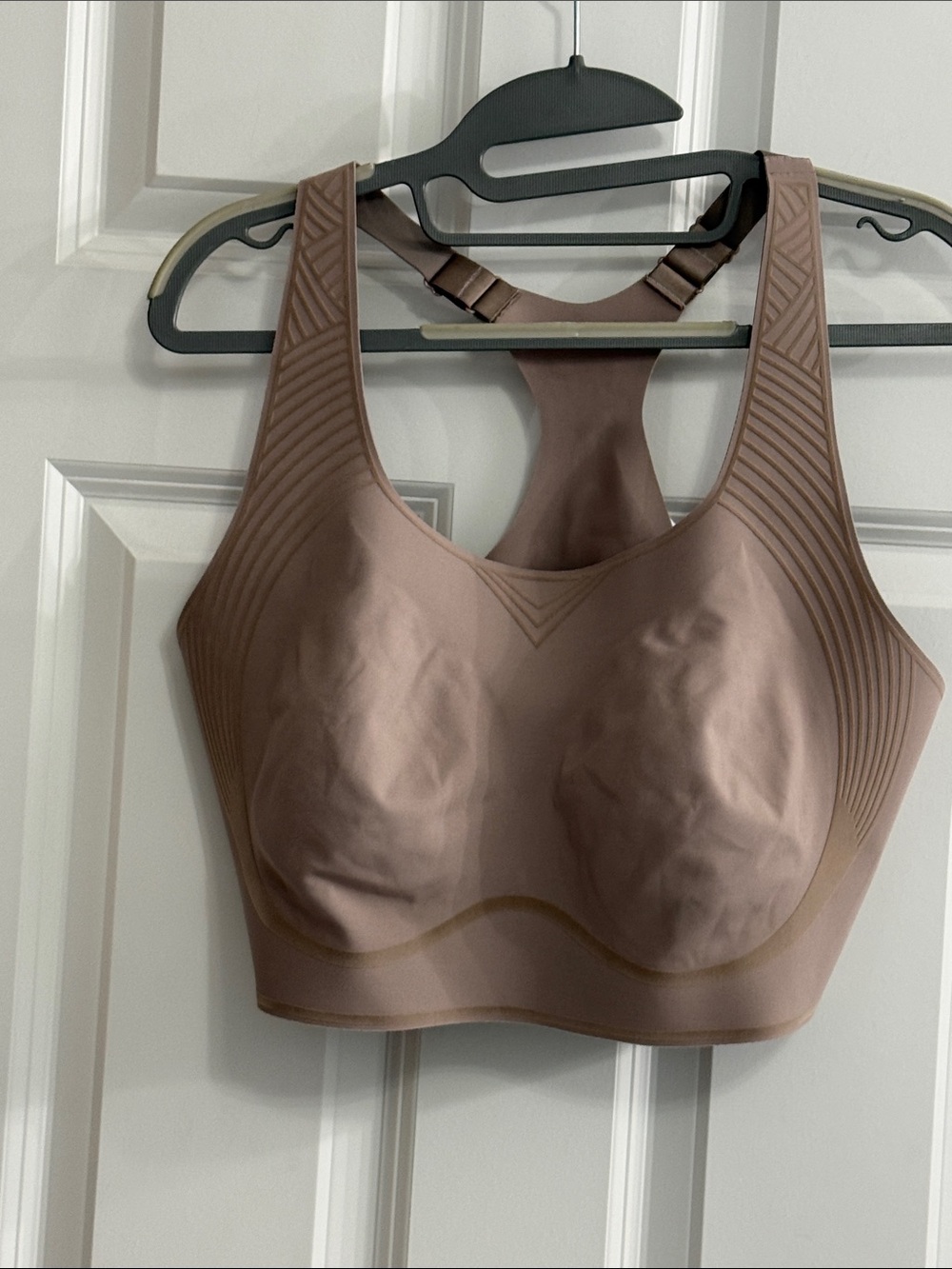 VSX Taupe Molded Racerback Sports Bra NWT